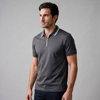 Trey Zip Placket Polo Shirt