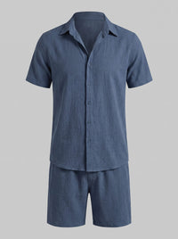 Darius Short Sleeve Shirt and Shorts Set