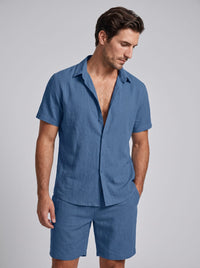 Darius Short Sleeve Shirt and Shorts Set