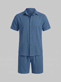 Darius Short Sleeve Shirt and Shorts Set