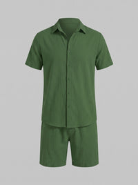 Darius Short Sleeve Shirt and Shorts Set