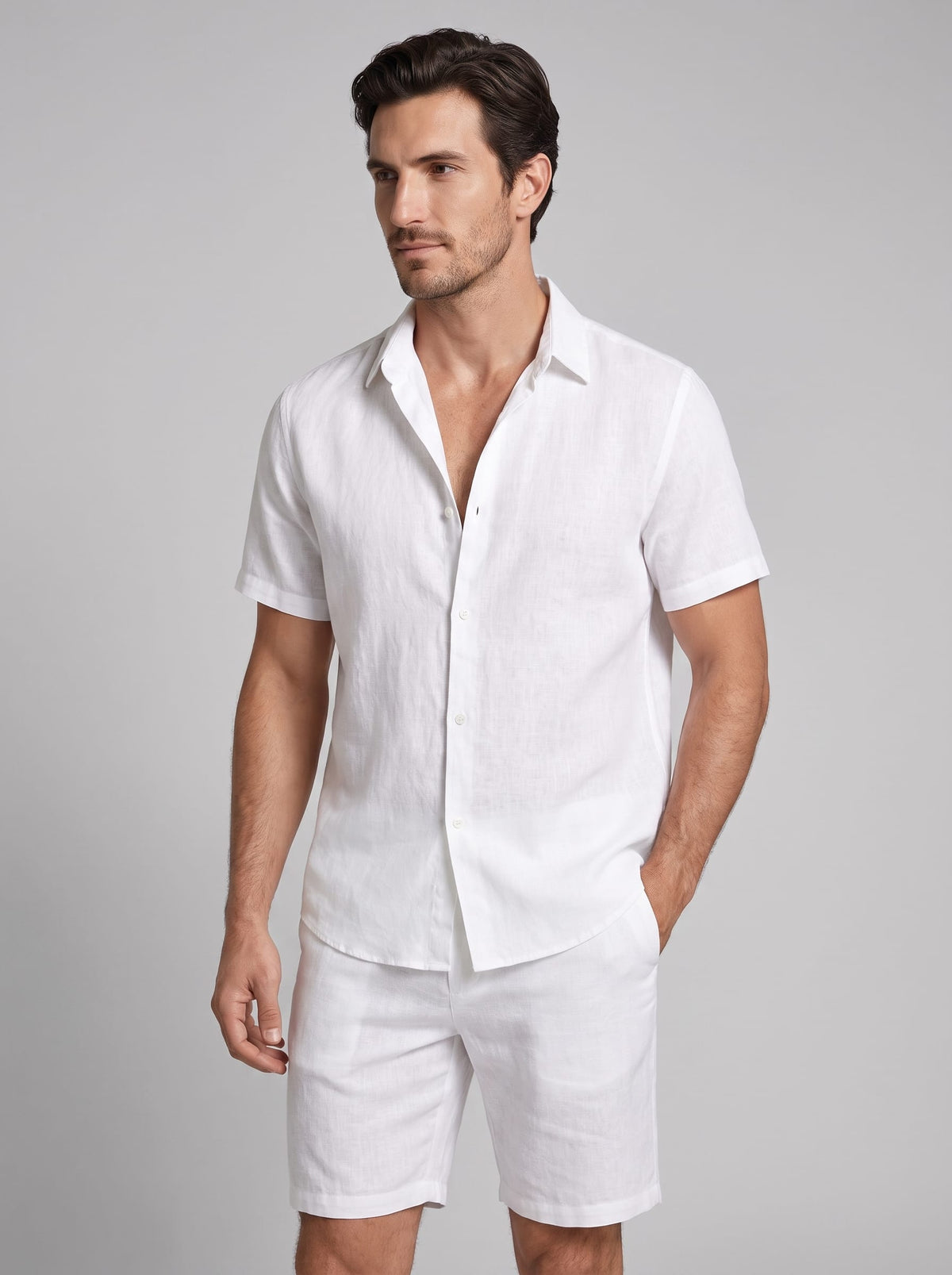 Darius Short Sleeve Shirt and Shorts Set