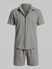 Darius Short Sleeve Shirt and Shorts Set