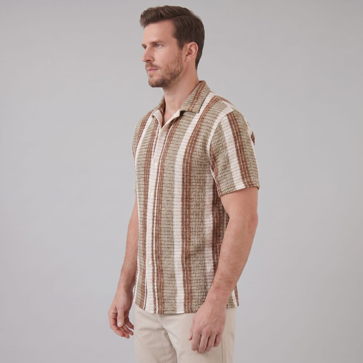 Malachi Striped Short Sleeve Shirt