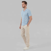 Maddox Open Knit Camp Collar Shirt