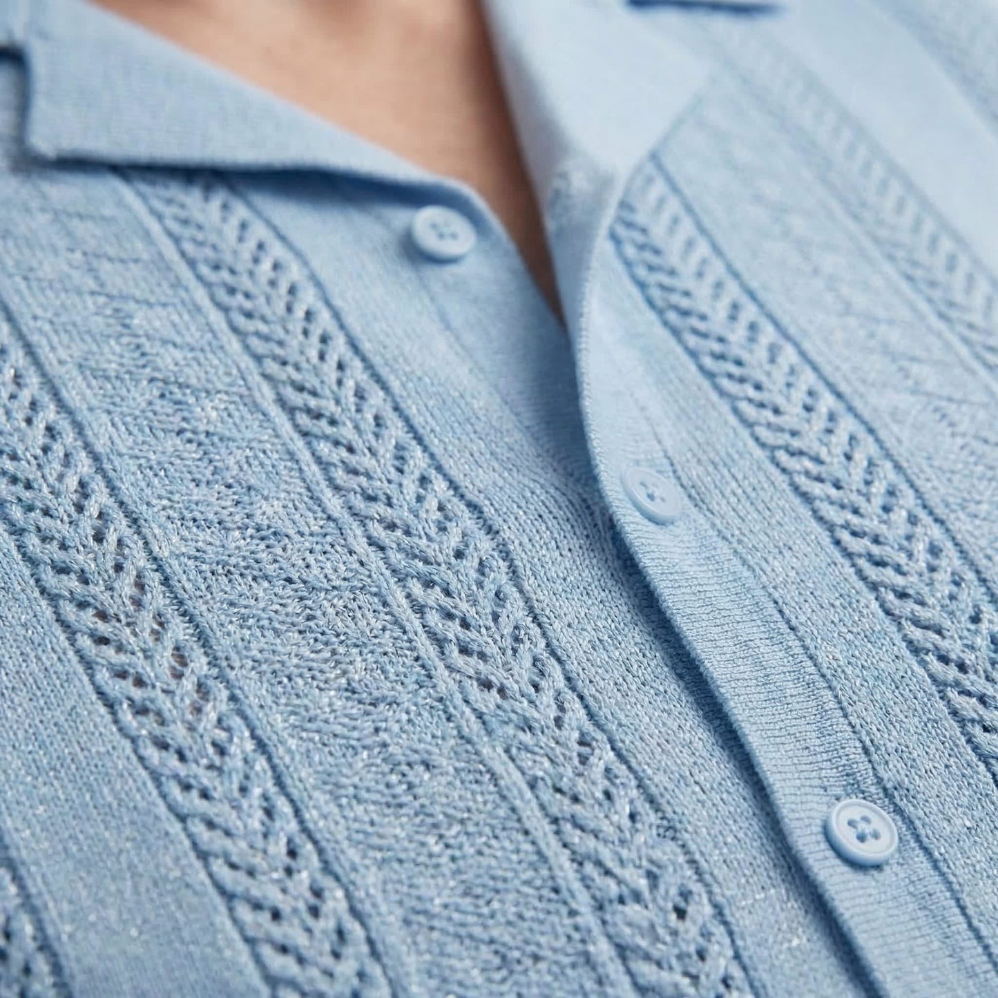 Maddox Open Knit Camp Collar Shirt_14