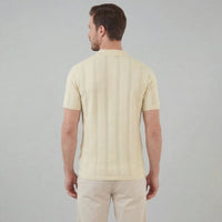 Maddox Open Knit Camp Collar Shirt