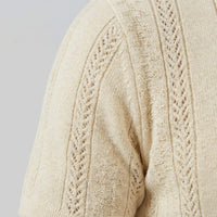 Maddox Open Knit Camp Collar Shirt