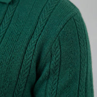 Maddox Open Knit Camp Collar Shirt