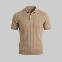 Turner Pointelle Knit Polo Shirt
