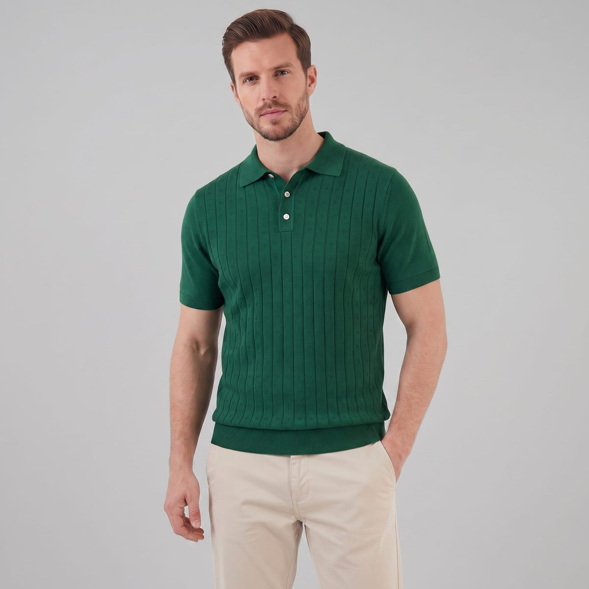 Turner Pointelle Knit Polo Shirt_11
