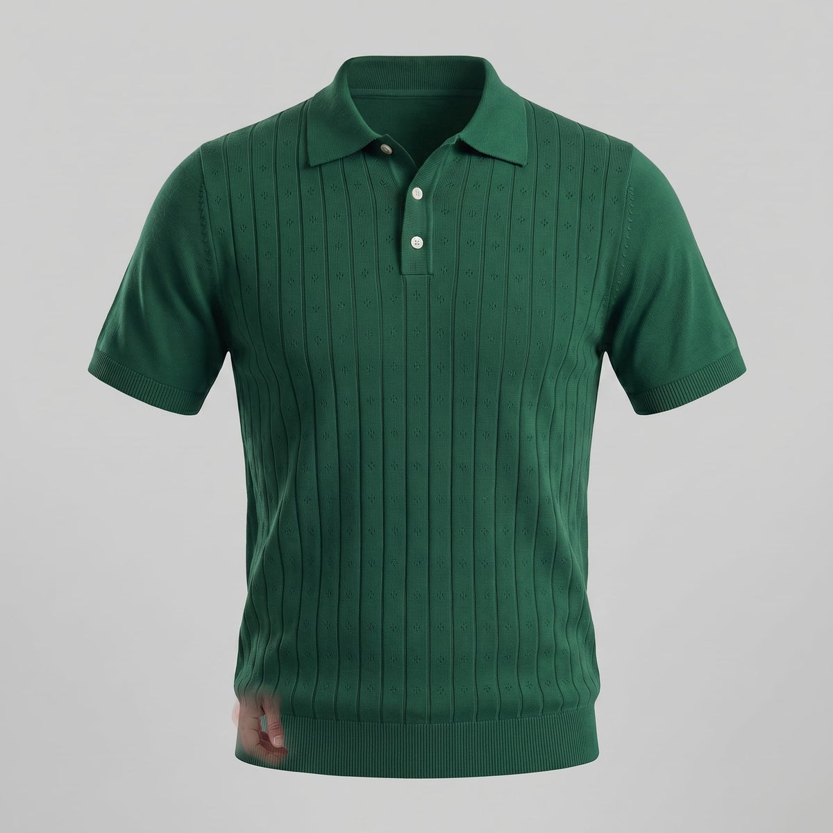 Turner Pointelle Knit Polo Shirt
