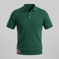 Turner Pointelle Knit Polo Shirt