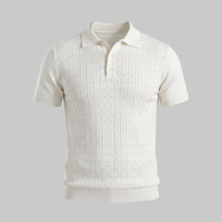 Turner Pointelle Knit Polo Shirt