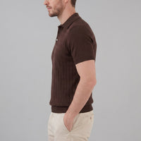 Turner Pointelle Knit Polo Shirt