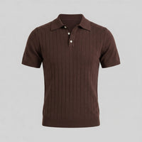 Turner Pointelle Knit Polo Shirt