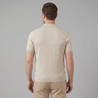 Turner Pointelle Knit Polo Shirt