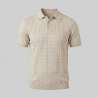 Turner Pointelle Knit Polo Shirt
