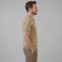 Turner Pointelle Knit Polo Shirt
