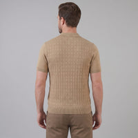 Turner Pointelle Knit Polo Shirt