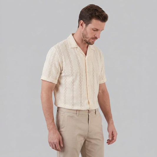 Marcus Eyelet Camp Collar Shirt_1