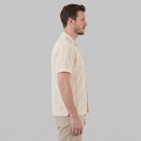 Marcus Eyelet Camp Collar Shirt