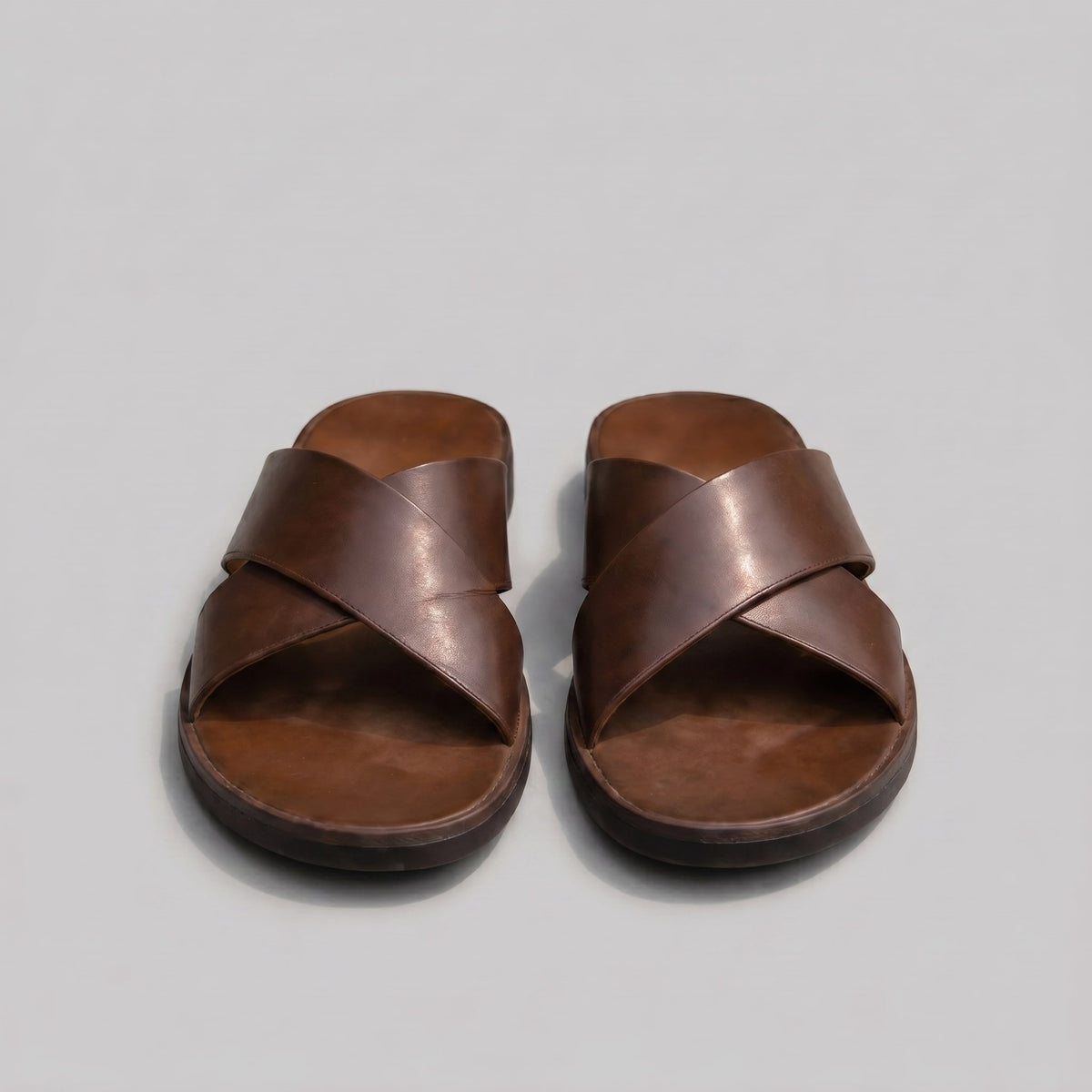 Tennant Leather Slide Sandals