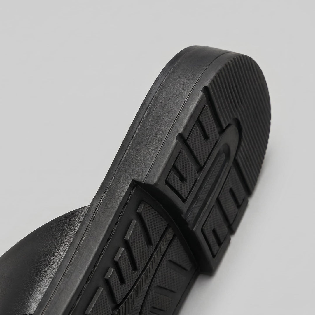 Tennant Leather Slide Sandals