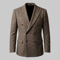 Gavin Double Breasted Houndstooth Blazer