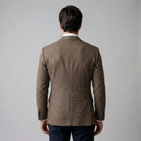 Gavin Double Breasted Houndstooth Blazer