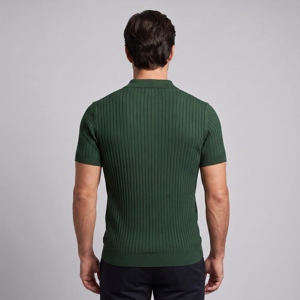 Wade Ribbed Knit Polo Shirt_15