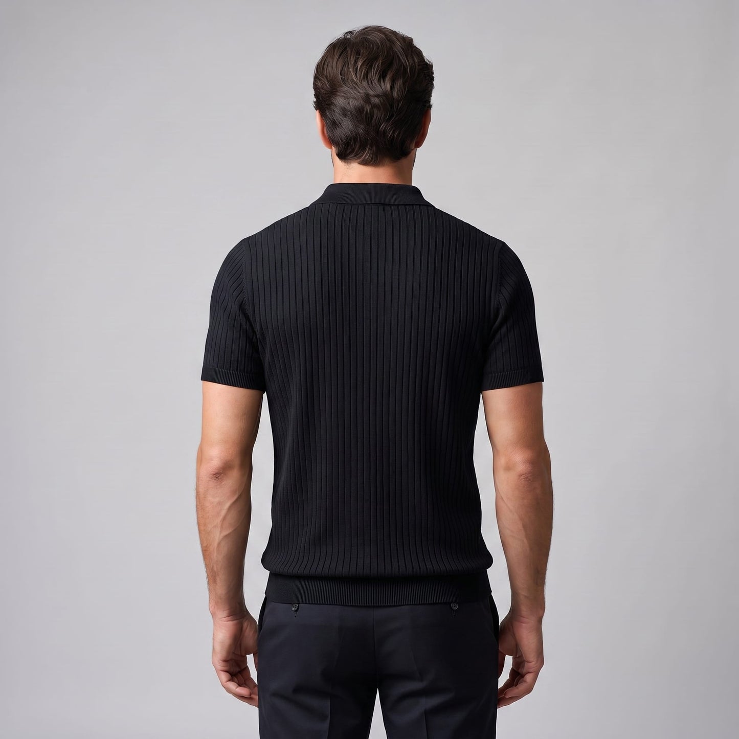 Wade Ribbed Knit Polo Shirt_27