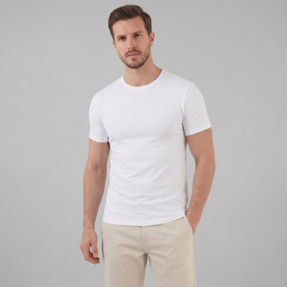 Mateo Slim Fit Crew Neck T-Shirt_1