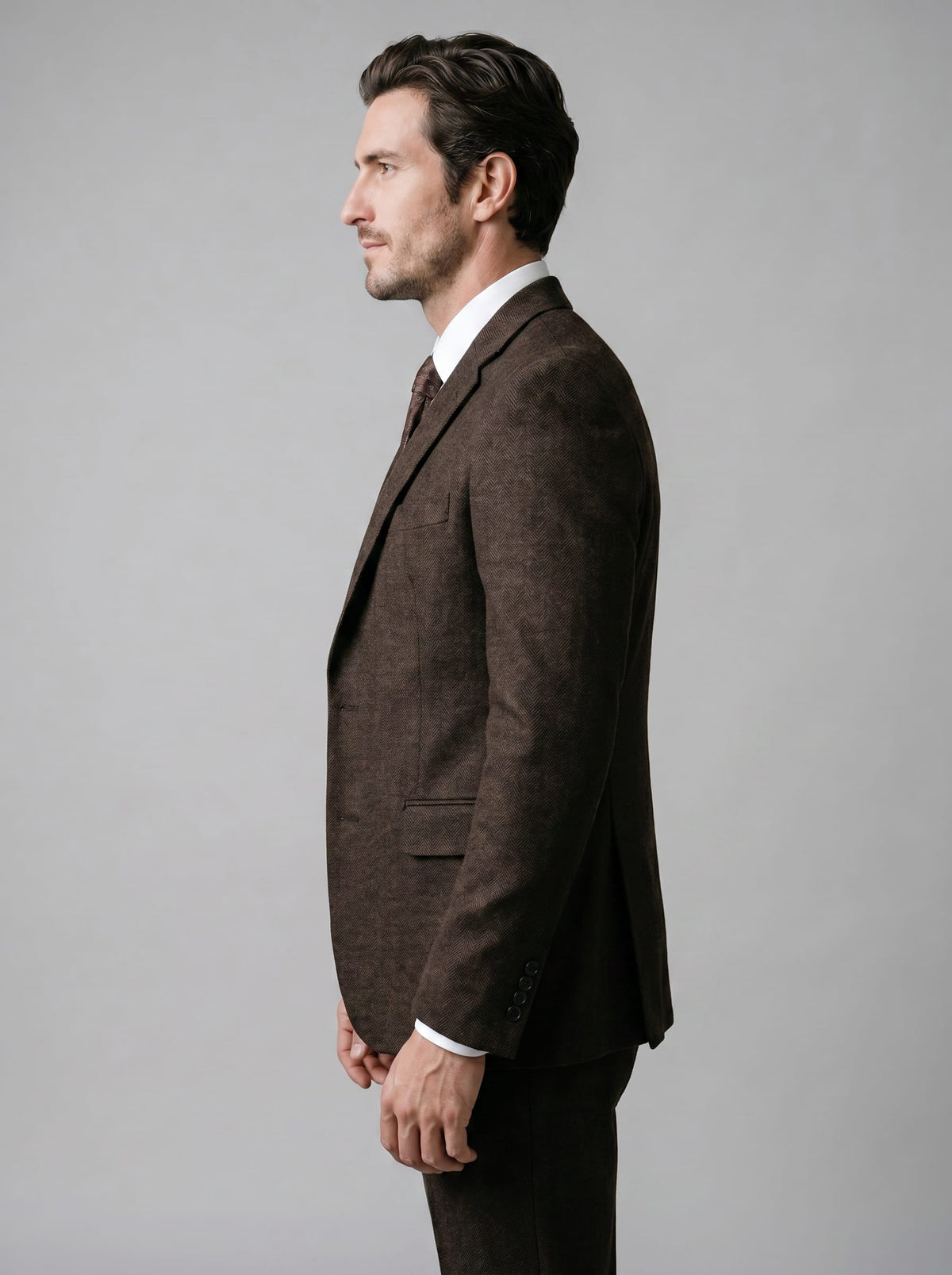 Deacon Slim Fit Three Piece Wedding Suit_19