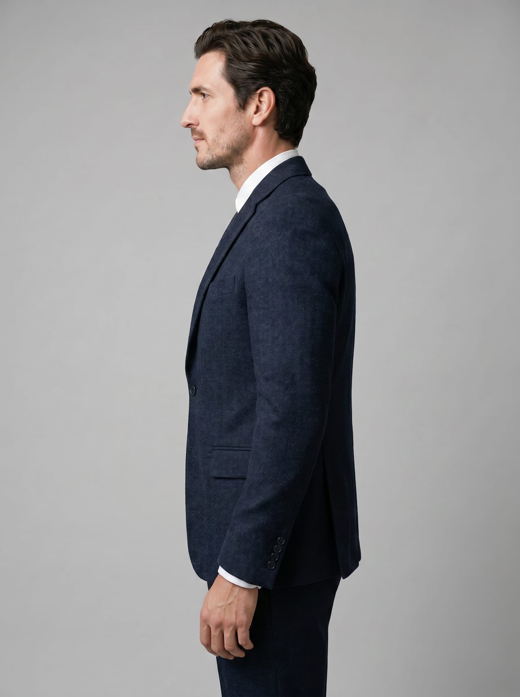 Deacon Slim Fit Three Piece Wedding Suit