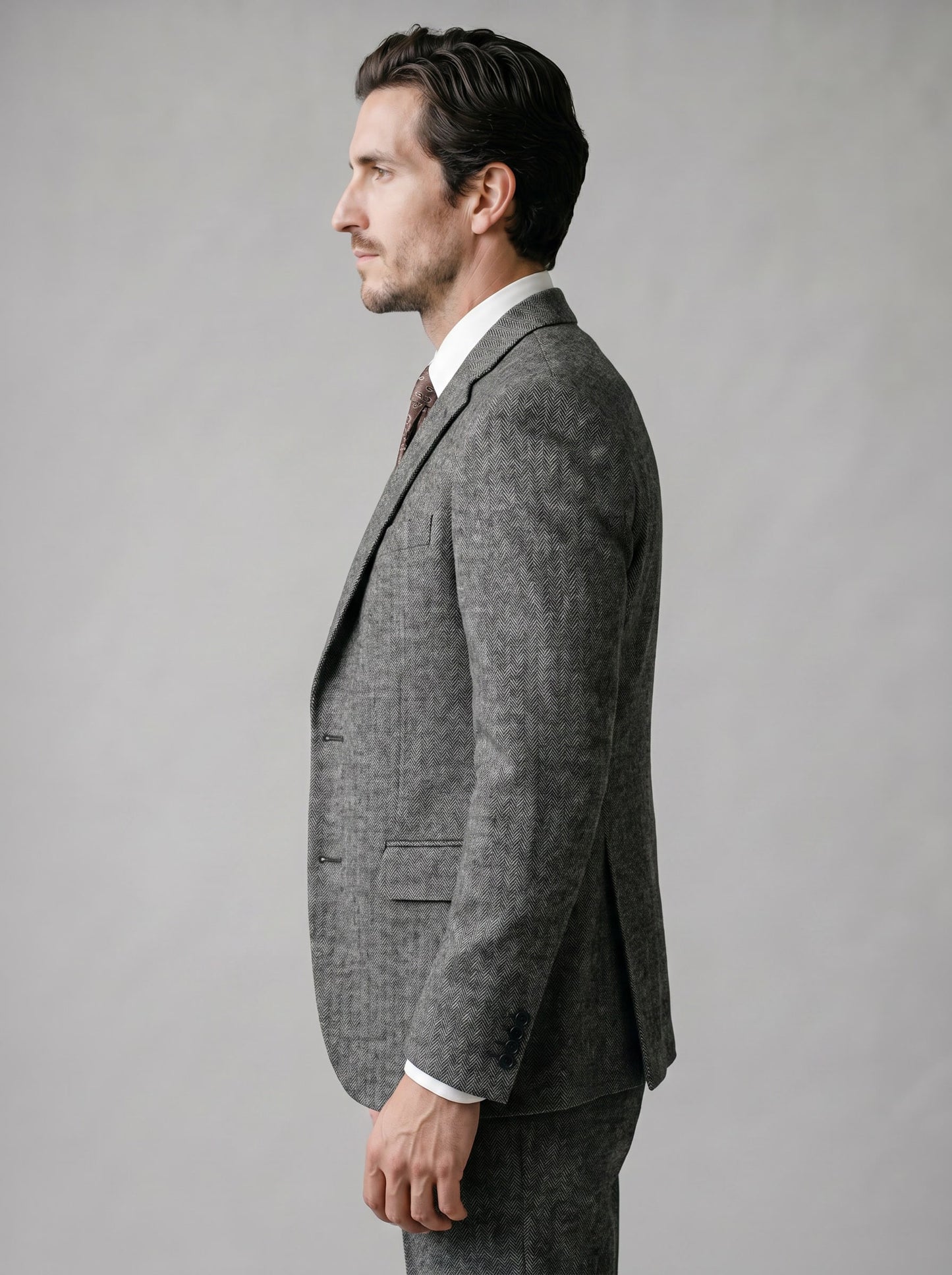 Deacon Slim Fit Three Piece Wedding Suit_27