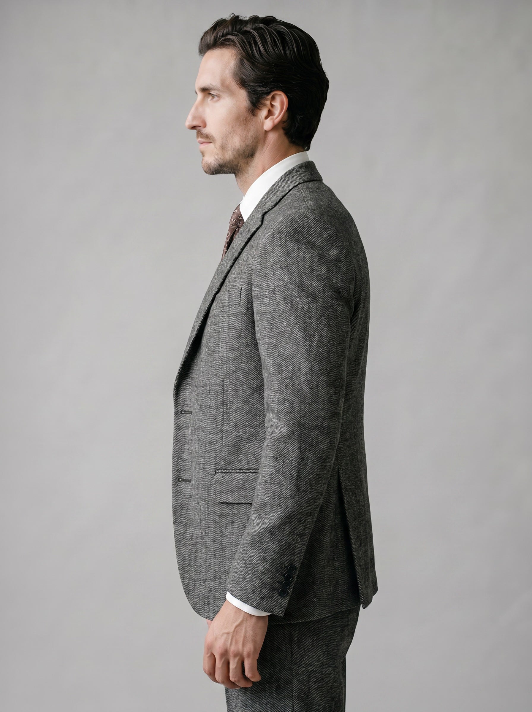 Deacon Slim Fit Three Piece Wedding Suit
