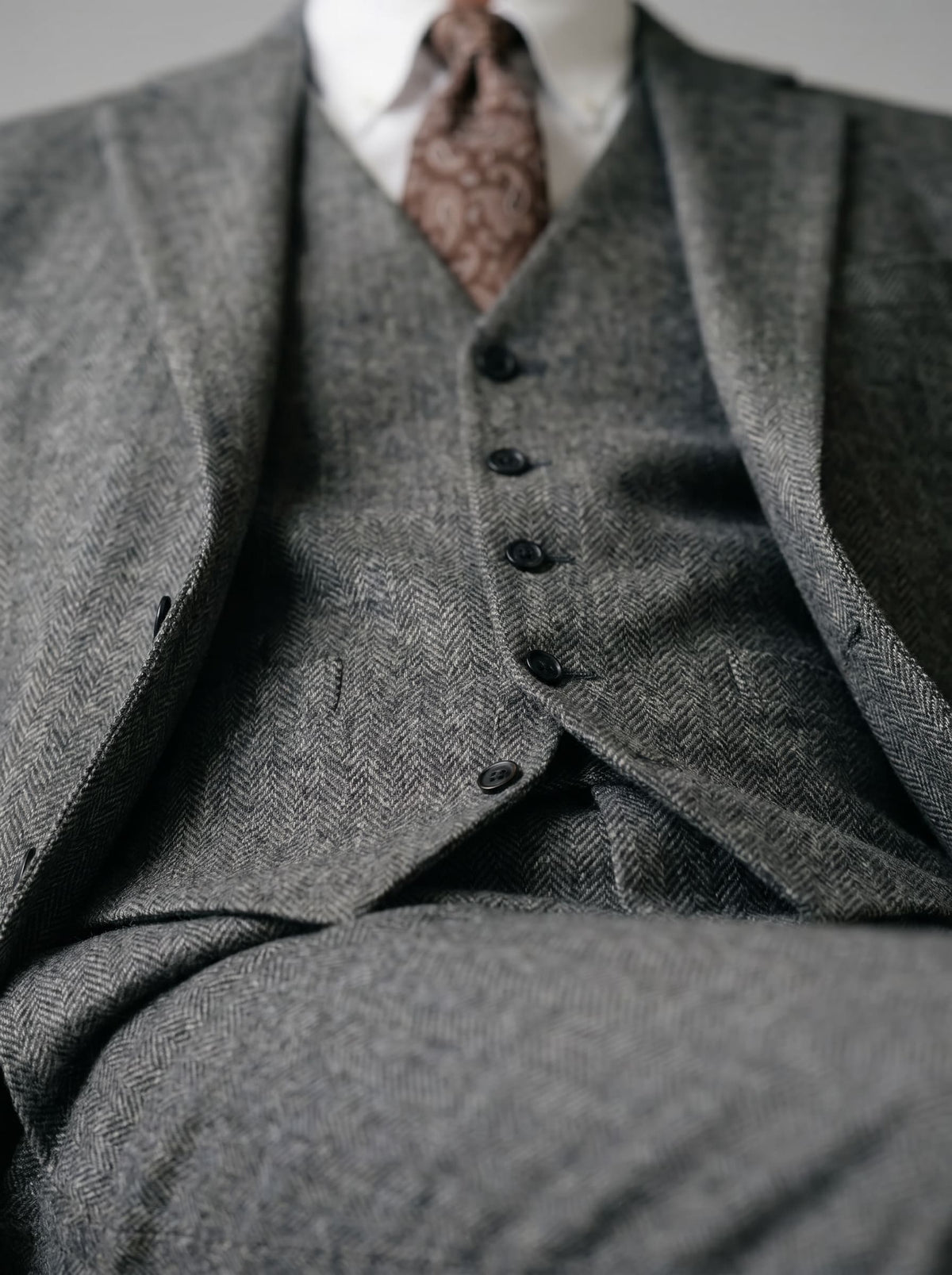 Deacon Slim Fit Three Piece Wedding Suit_29