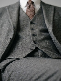 Deacon Slim Fit Three Piece Wedding Suit