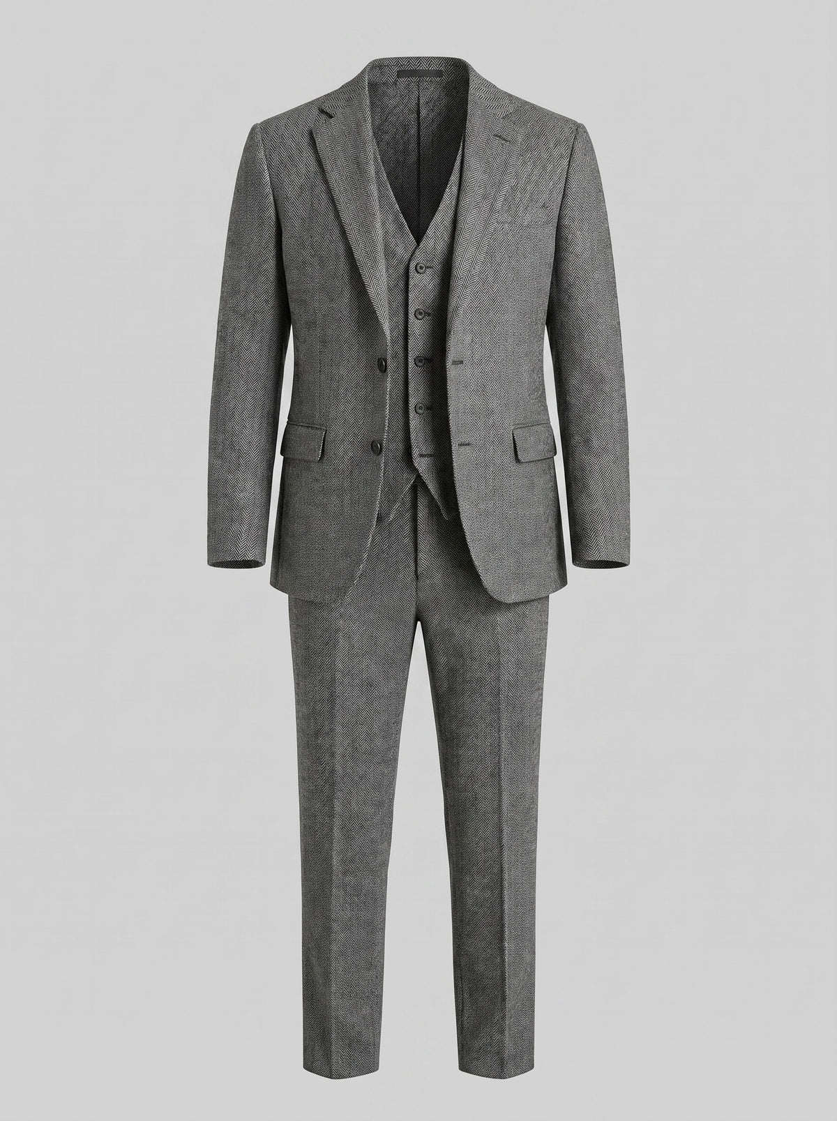 Deacon Slim Fit Three Piece Wedding Suit