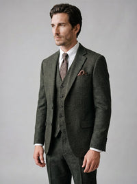 Deacon Slim Fit Three Piece Wedding Suit