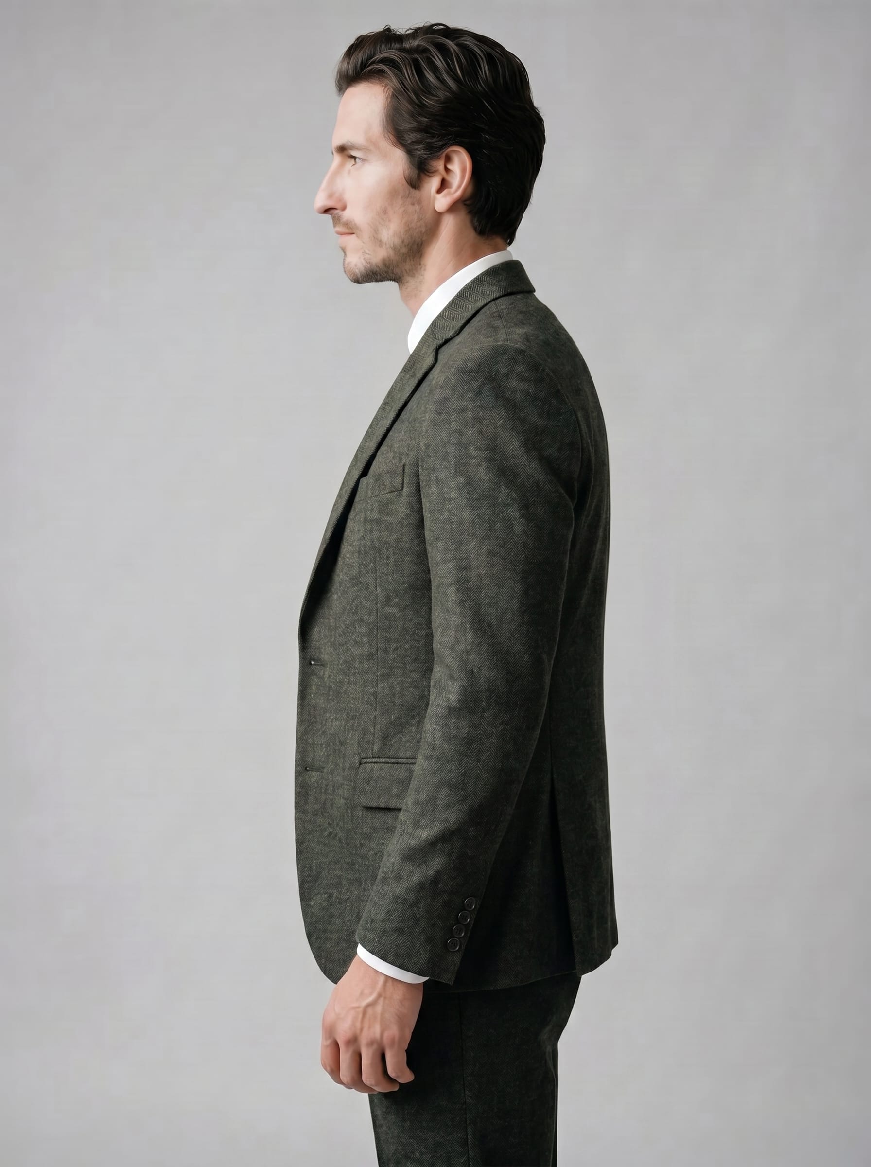 Deacon Slim Fit Three Piece Wedding Suit