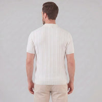 Walker Cotton Quarter Zip Polo Shirt