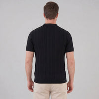 Walker Cotton Quarter Zip Polo Shirt