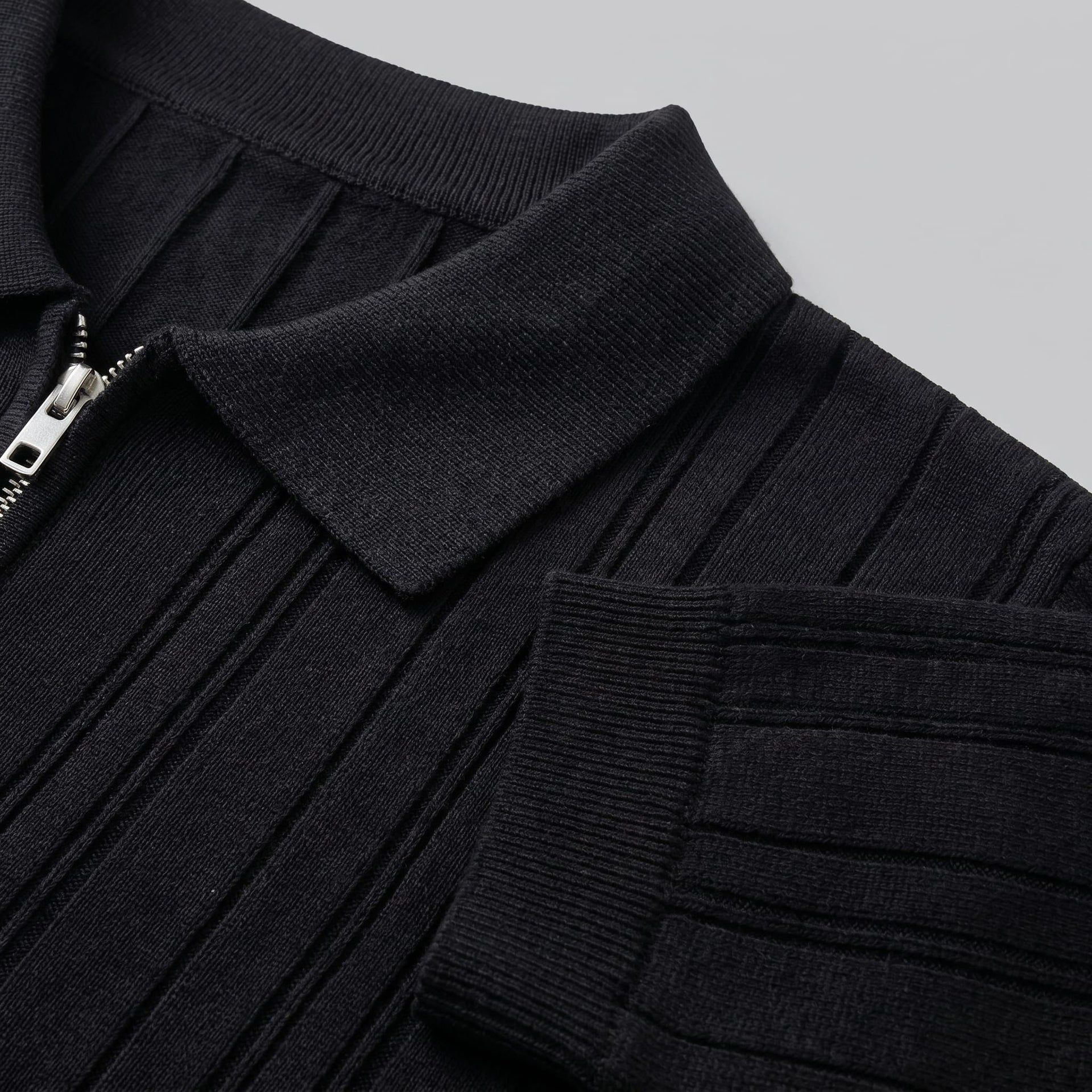 Walker Cotton Quarter Zip Polo Shirt