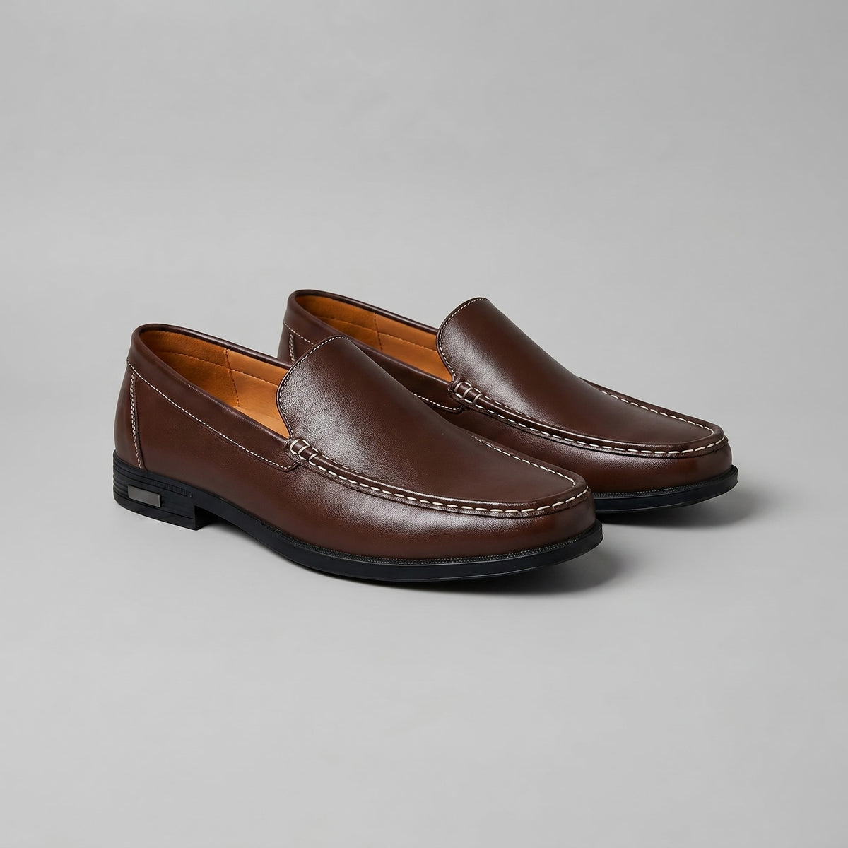 Nichols Faux Leather Slip On Loafers