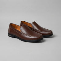 Nichols Faux Leather Slip On Loafers