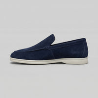 Rockford Faux Suede Moc Toe Loafers