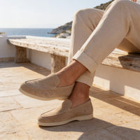 Rockford Faux Suede Moc Toe Loafers