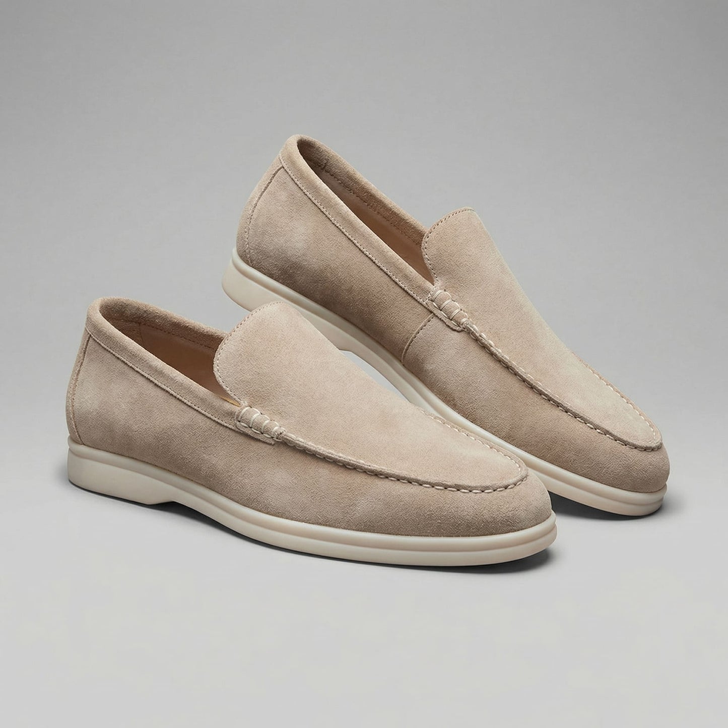 Rockford Faux Suede Moc Toe Loafers_16